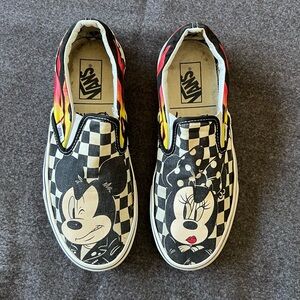 Vans x Disney Mickey and Minnie Mouse Slip-On Sneakers